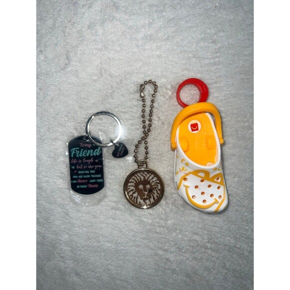 3 keychains- friend, Anne Klein & McDonald’s - Picture 1 of 2